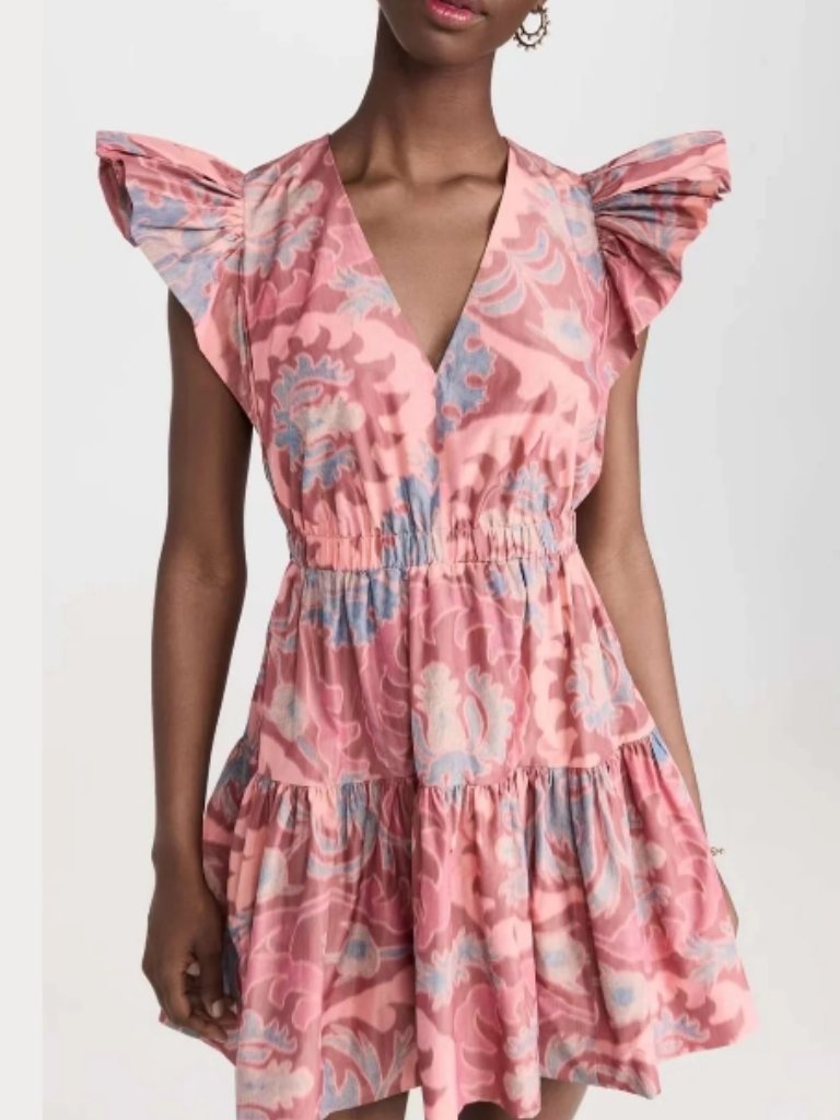 Nwot Pre-Fall 2023 Ulla Johnson Loretta Mini Dress In Passionflower Xs $650